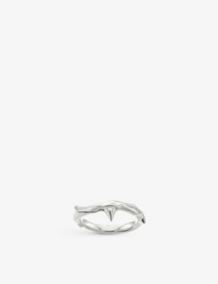Shaun Leane Rose Thorn Sterling Silver Ring 7mm