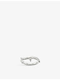 Shaun Leane sterling silver Rose Thorn ring 7mm width - British product