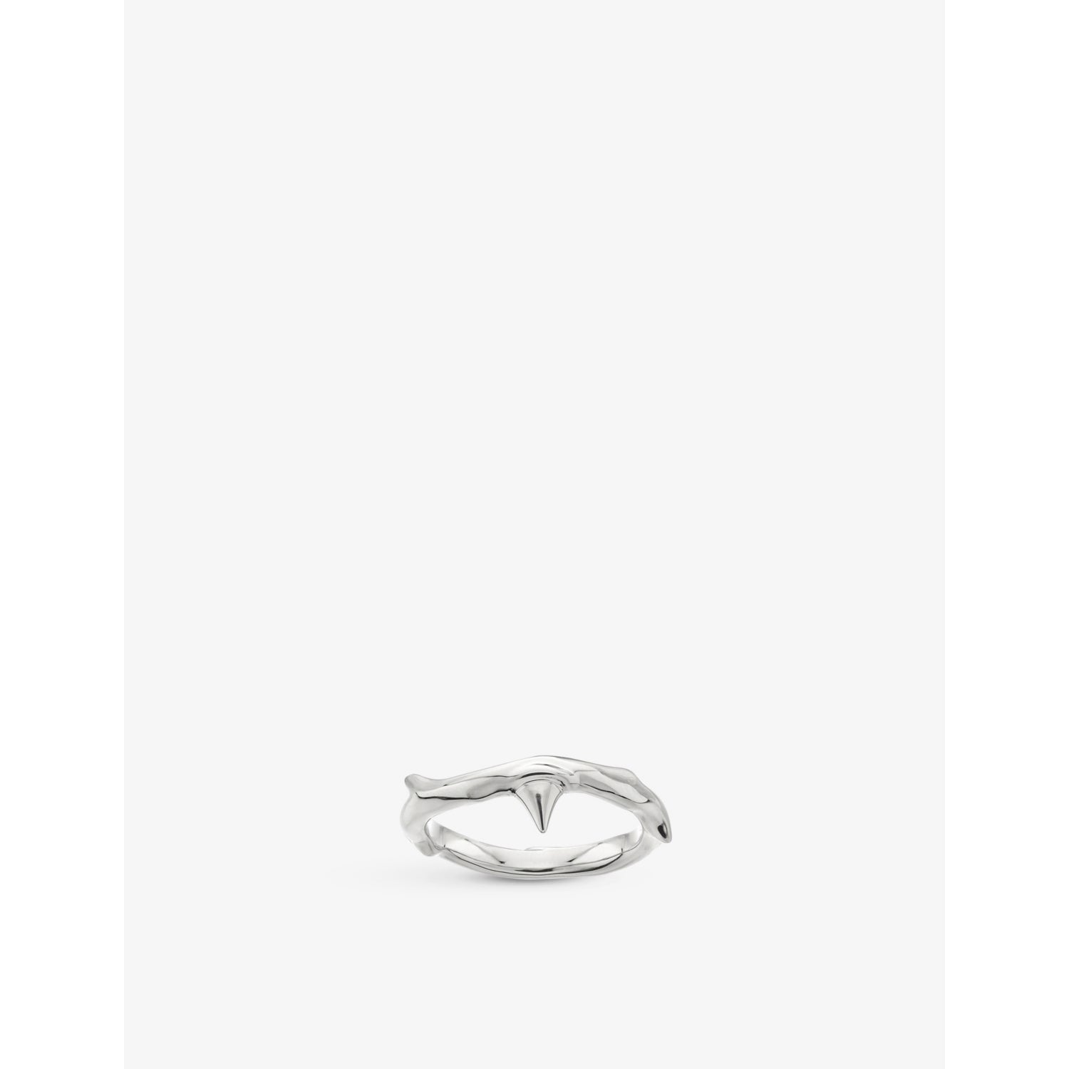 Rose Thorn sterling silver ring - M