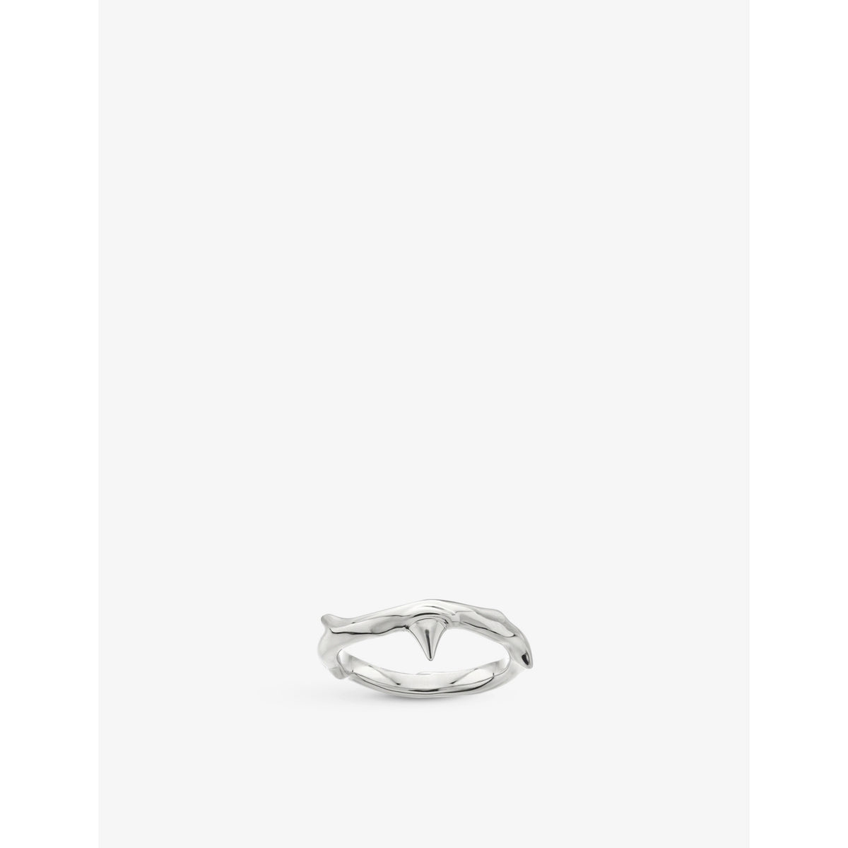 Rose Thorn sterling silver ring - M