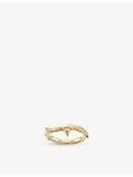 Shaun Leane yellow gold-plated vermeil ring with thorn design (British brand)
