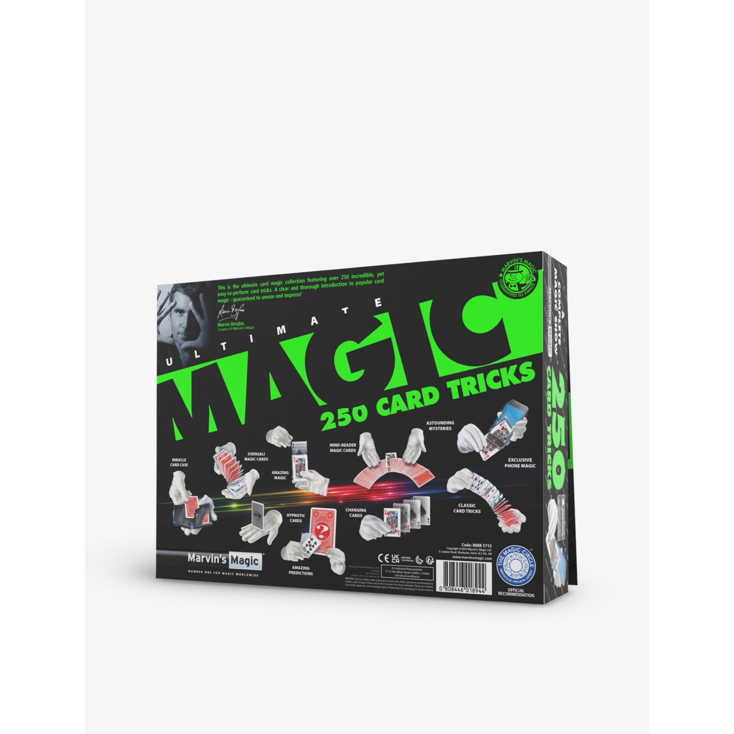 Marvin's Magic ultimate card trick set with 250 tricks (British brand)