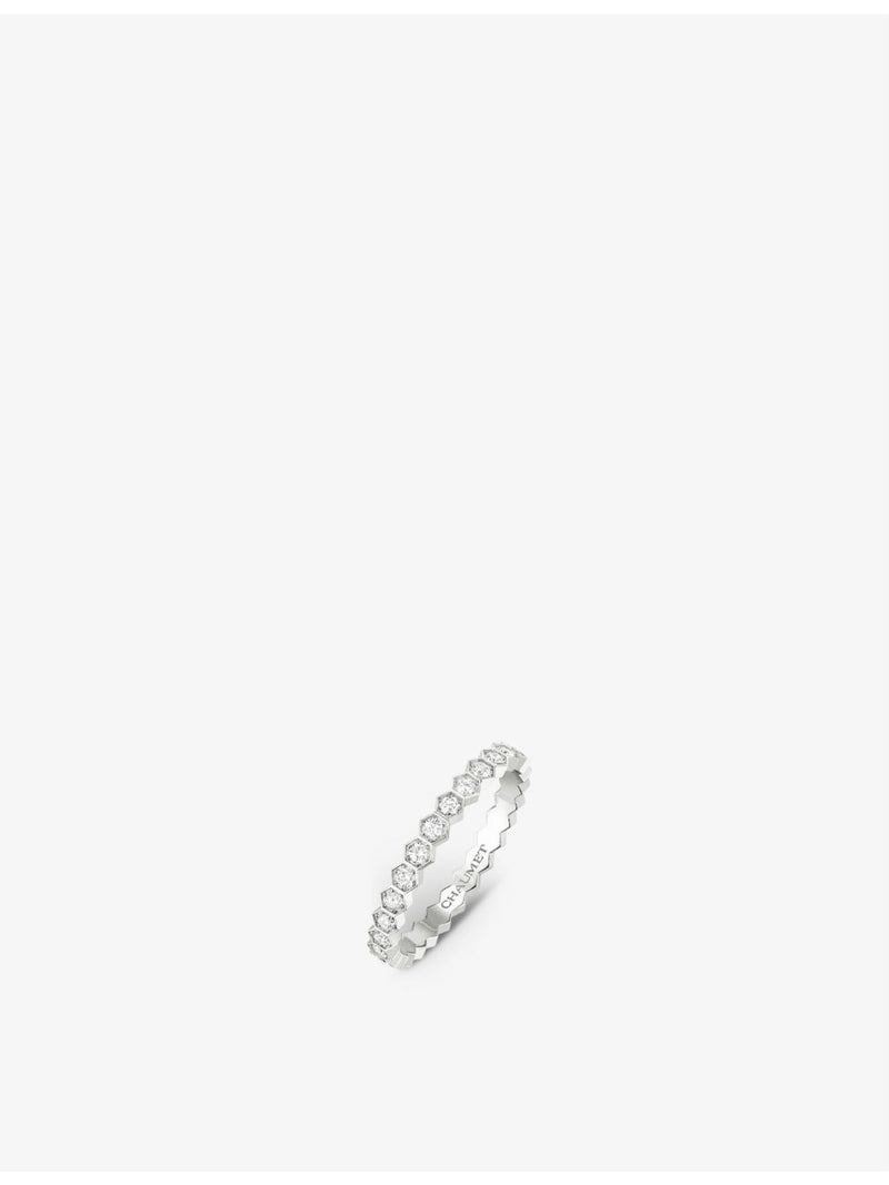 Chaumet ring 18ct white gold 0.43ct diamonds - British product