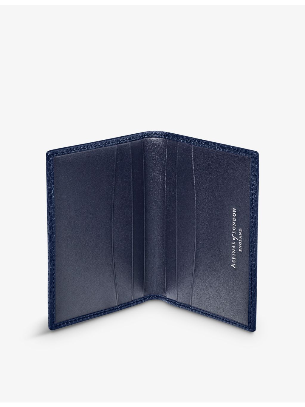 Aspinal of London Double Fold leather cardholder - British product