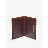 Aspinal of London Double Fold leather card holder - British product
