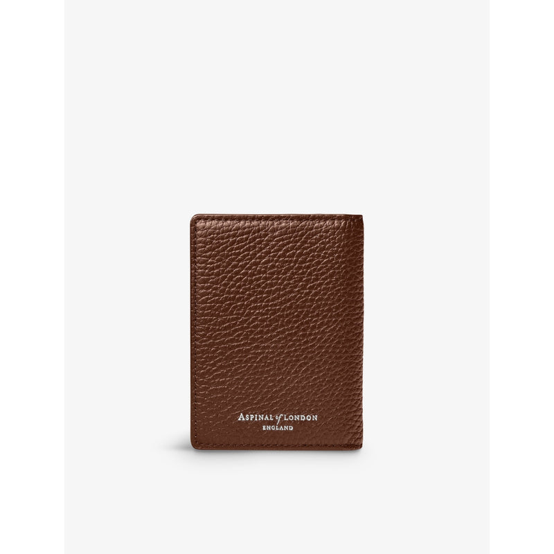 Aspinal of London Double Fold leather card holder - British product