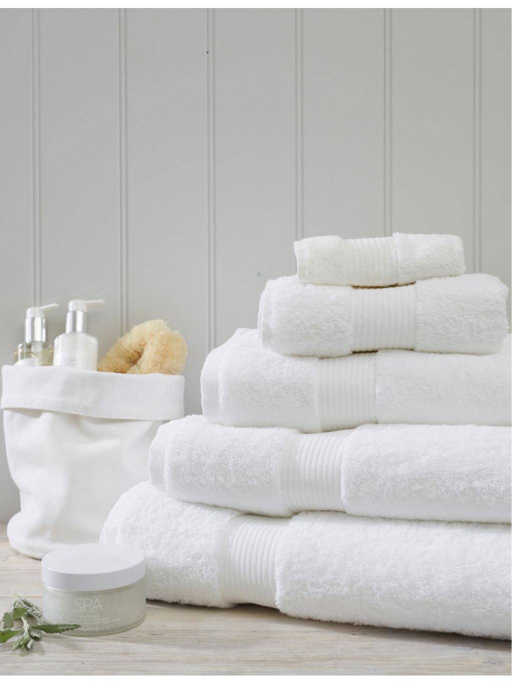 The White Company Egyptian cotton towel (British brand)