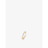 Bee de Chaumet 18ct rose-gold and 0.21ct brilliant-cut diamond ring - 53mm