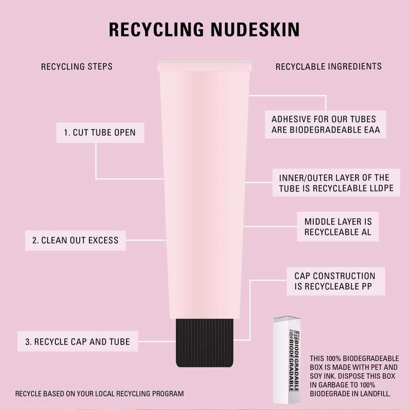 NUDESKIN citrus clean balm makeup melt 60ml (British brand)