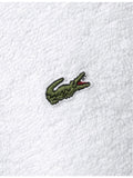 Lacoste Le Croco embroidered cotton wash mitt 16cm x 21cm (British brand)