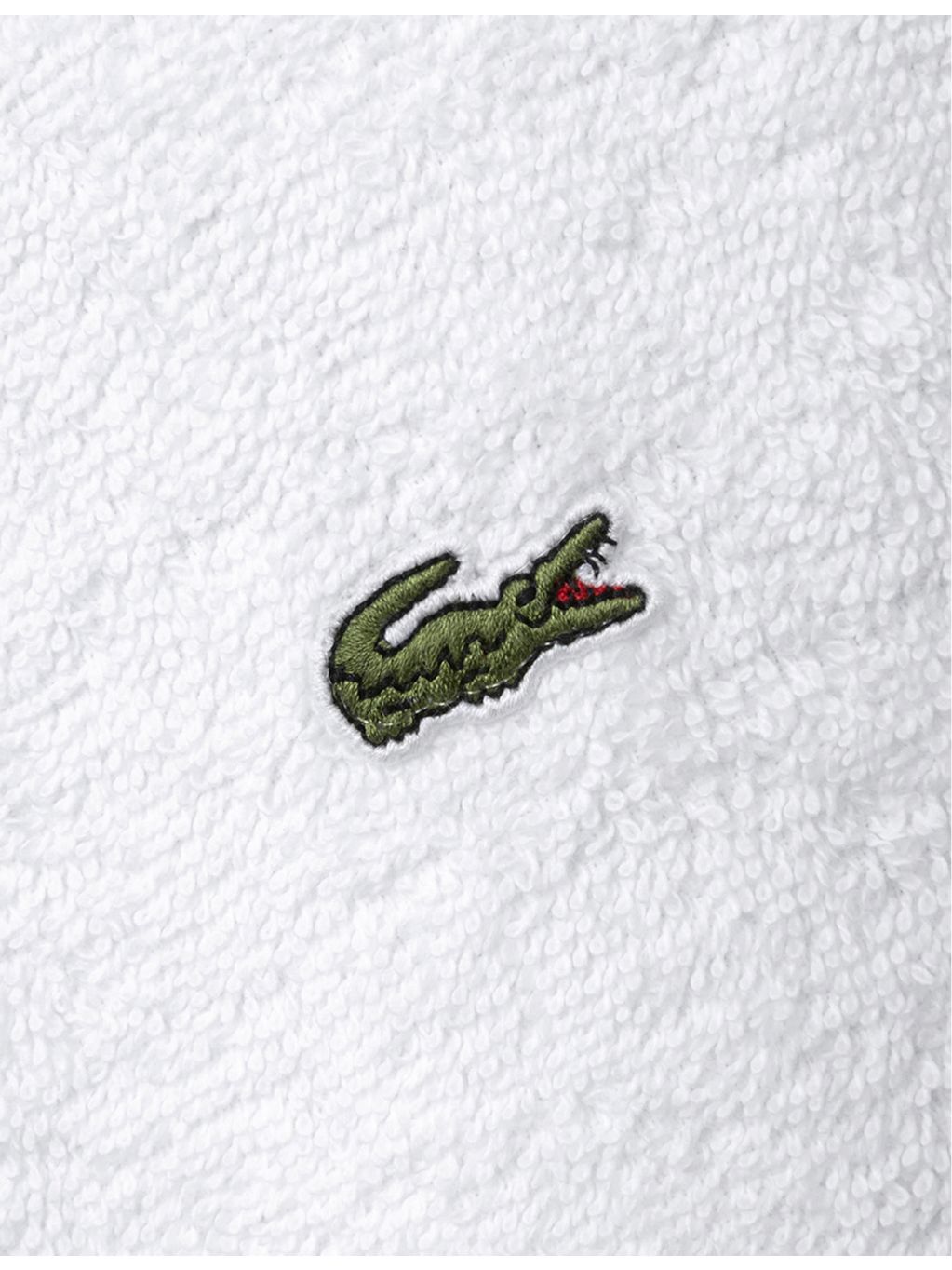 Lacoste logo-embroidered cotton hand towel 50cm x 100cm (British brand)