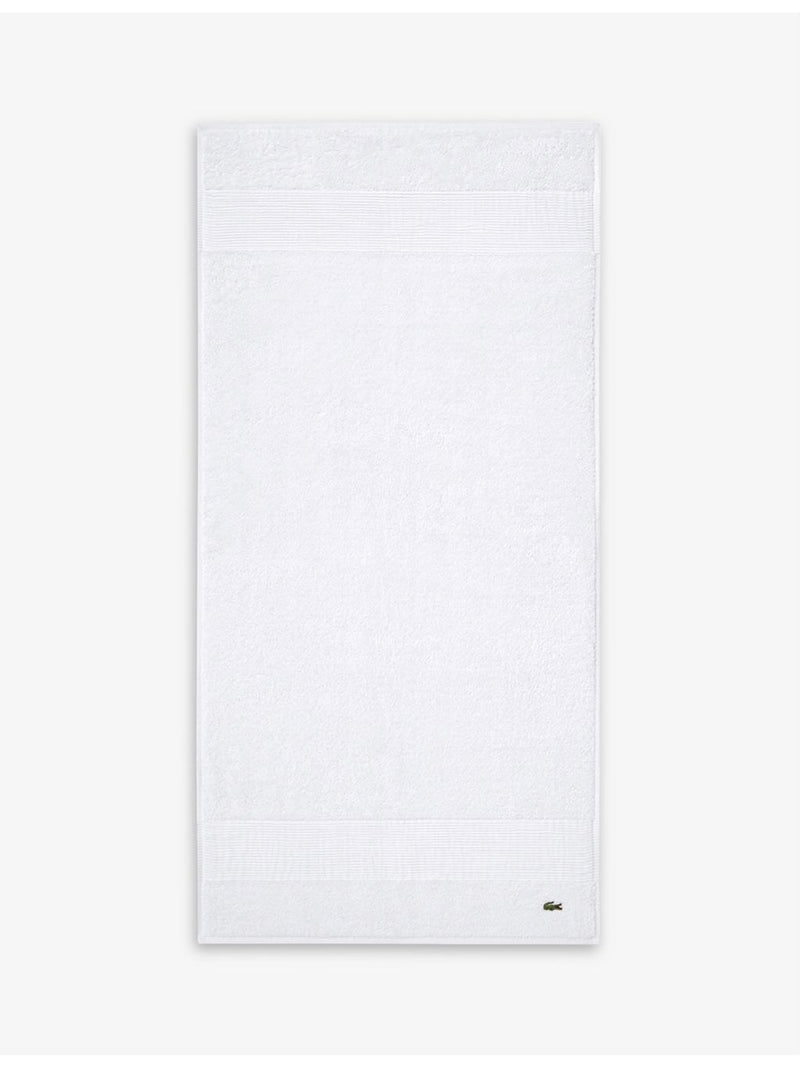 Lacoste logo-embroidered cotton hand towel 50cm x 100cm (British brand)