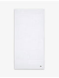 Lacoste logo-embroidered cotton hand towel 50cm x 100cm (British brand)