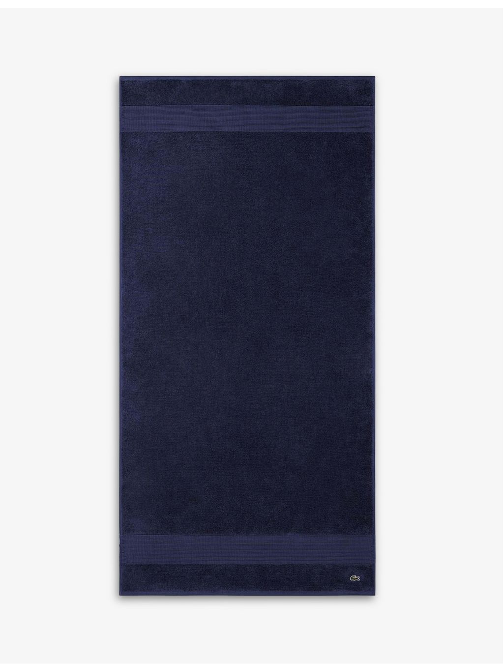 Lacoste Le Croco embroidered cotton bath towel 70x140cm (British brand)