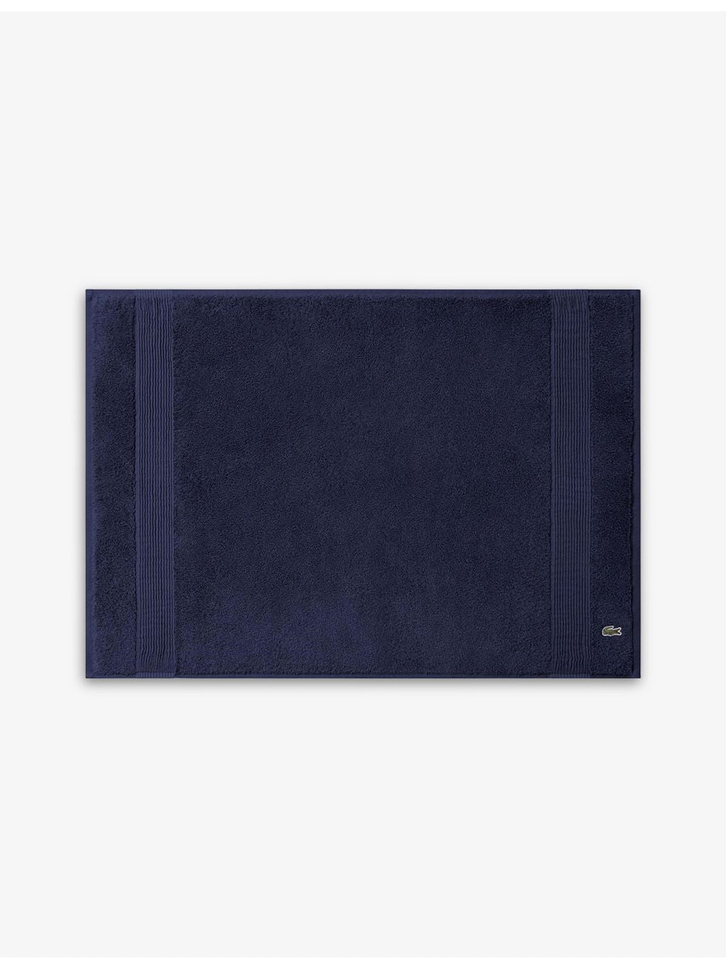 Lacoste cotton bath mat with embroidered logo 70x50cm, UK version