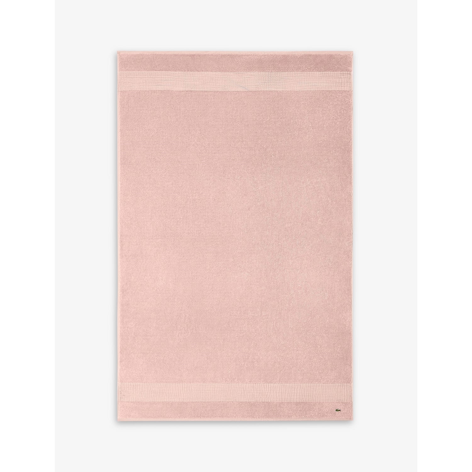 Lacoste logo-embroidered cotton guest towel 40x60cm, UK version