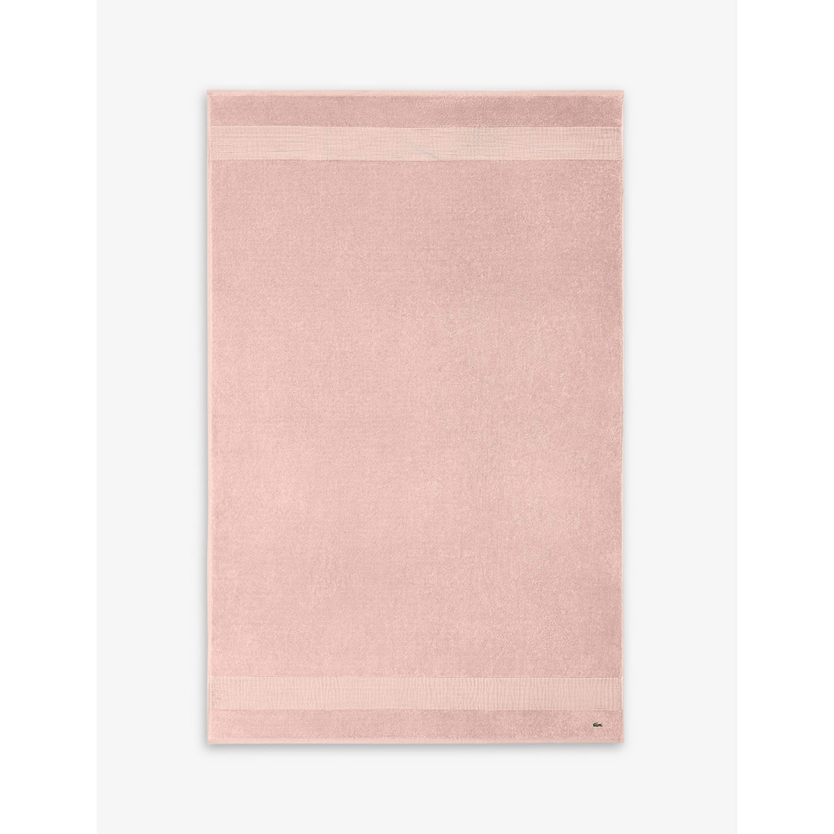 Lacoste logo-embroidered cotton guest towel 40x60cm, UK version