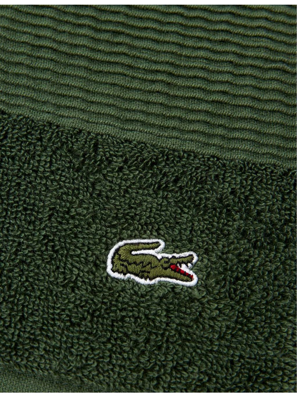 Lacoste guest towel embroidered logo 40cm x 60cm (British brand)