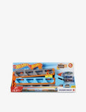 Hot Wheels Speedway Hauler toy truck with 3 cars - British product