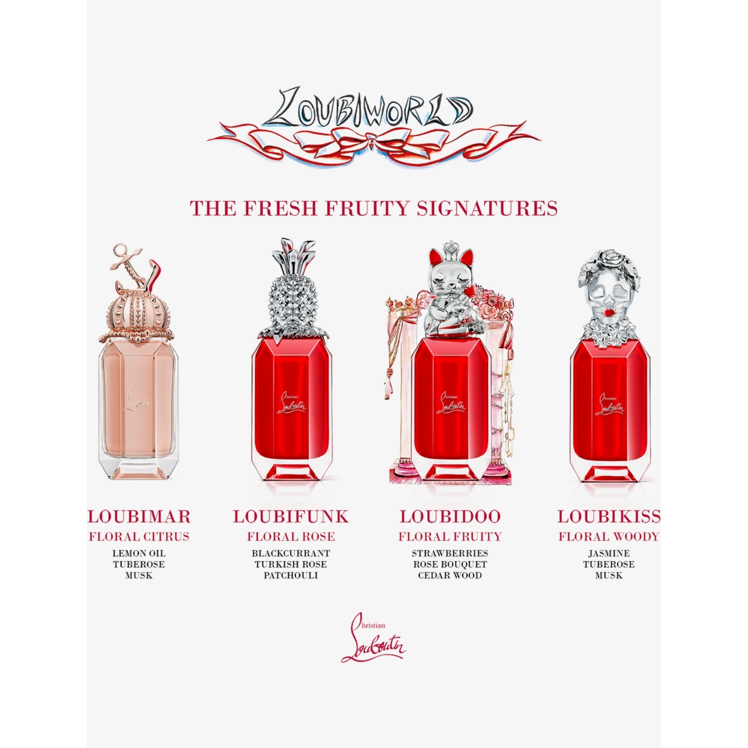 Christian Louboutin Loubidoo eau de parfum 90ml, imported from the UK