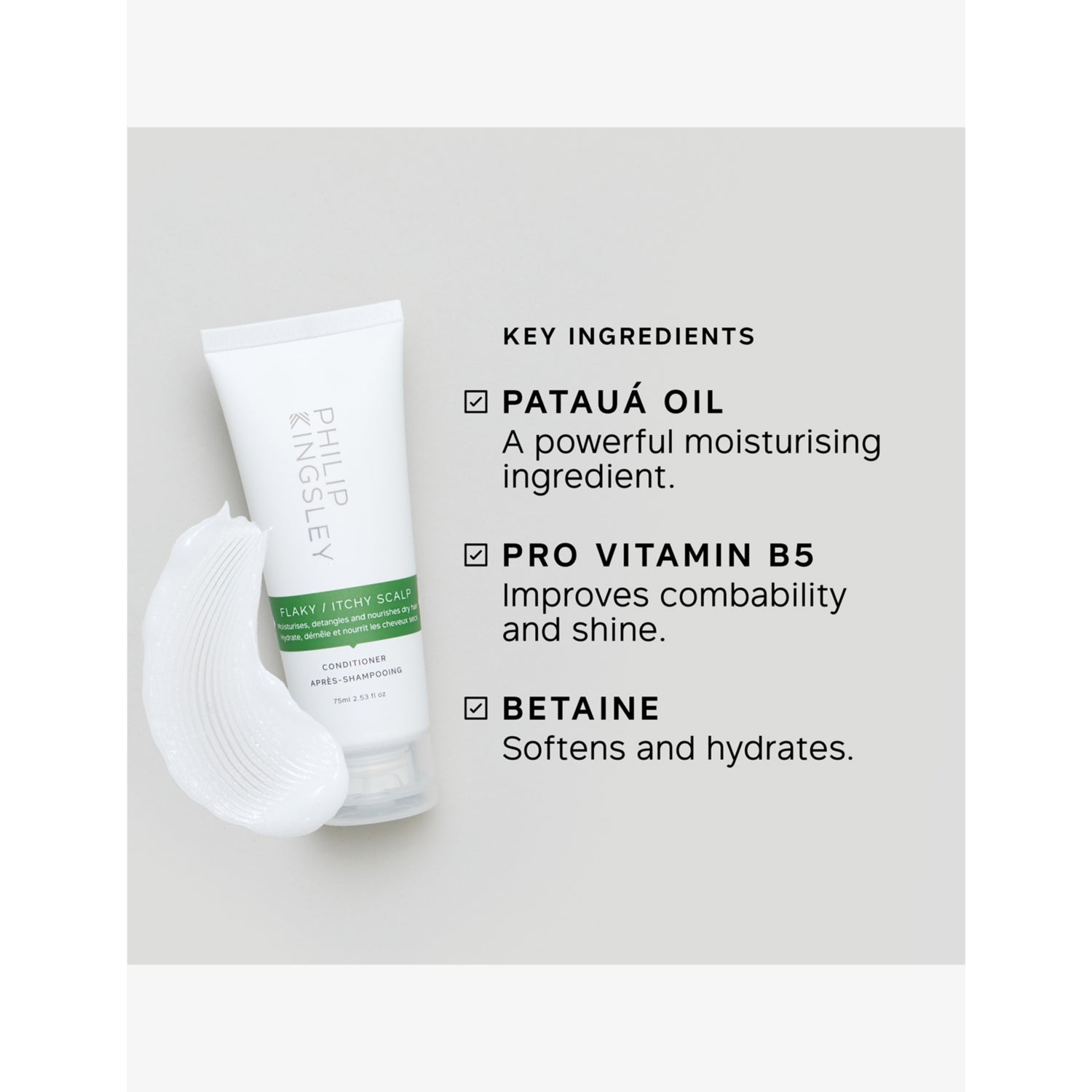 Philip Kingsley hydrating conditioner for flaky itchy scalp 75ml (British brand)