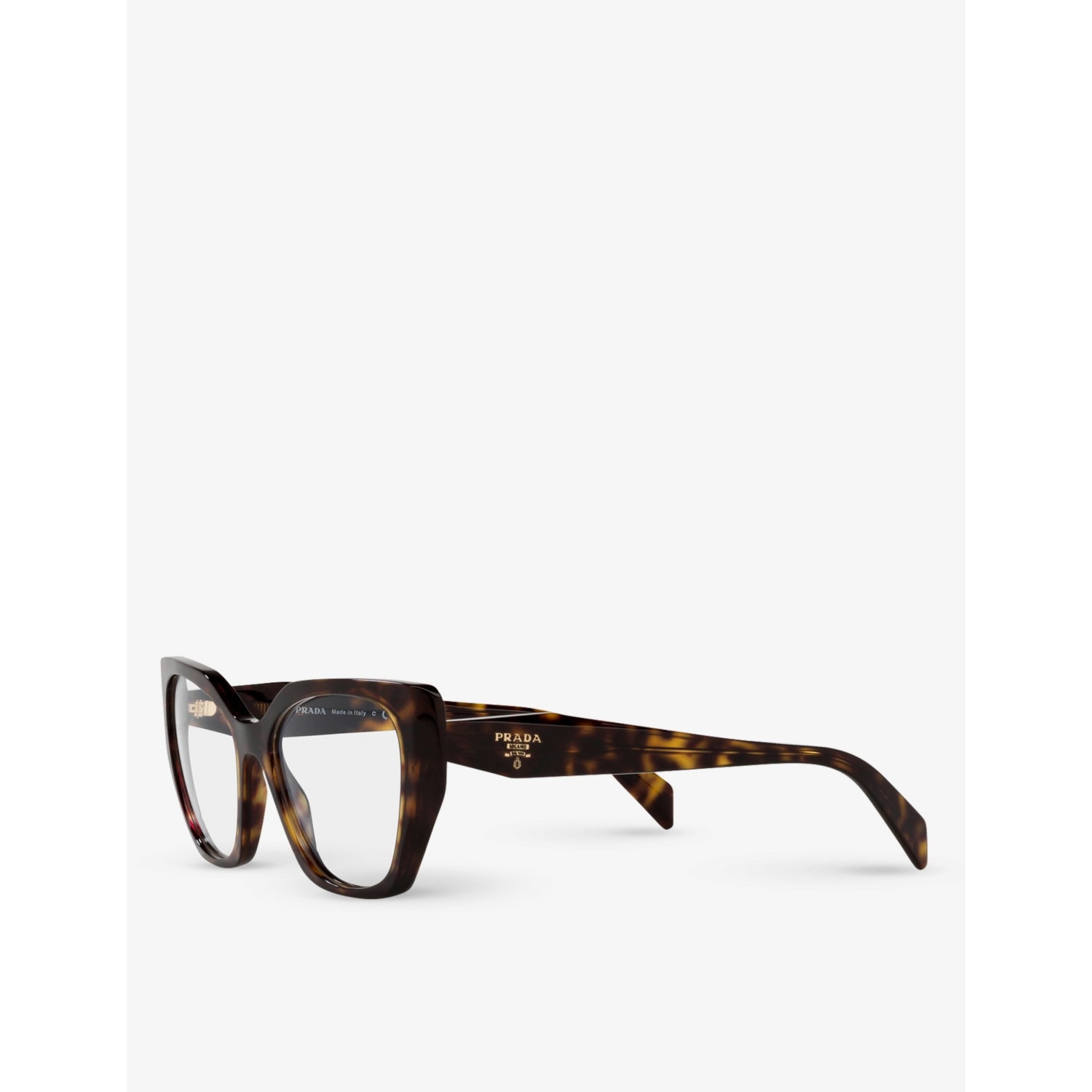Prada acetate square glasses tortoiseshell print (British brand)