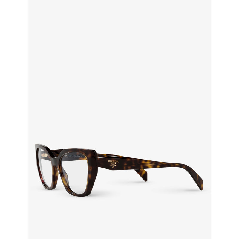Prada acetate square glasses tortoiseshell print (British brand)