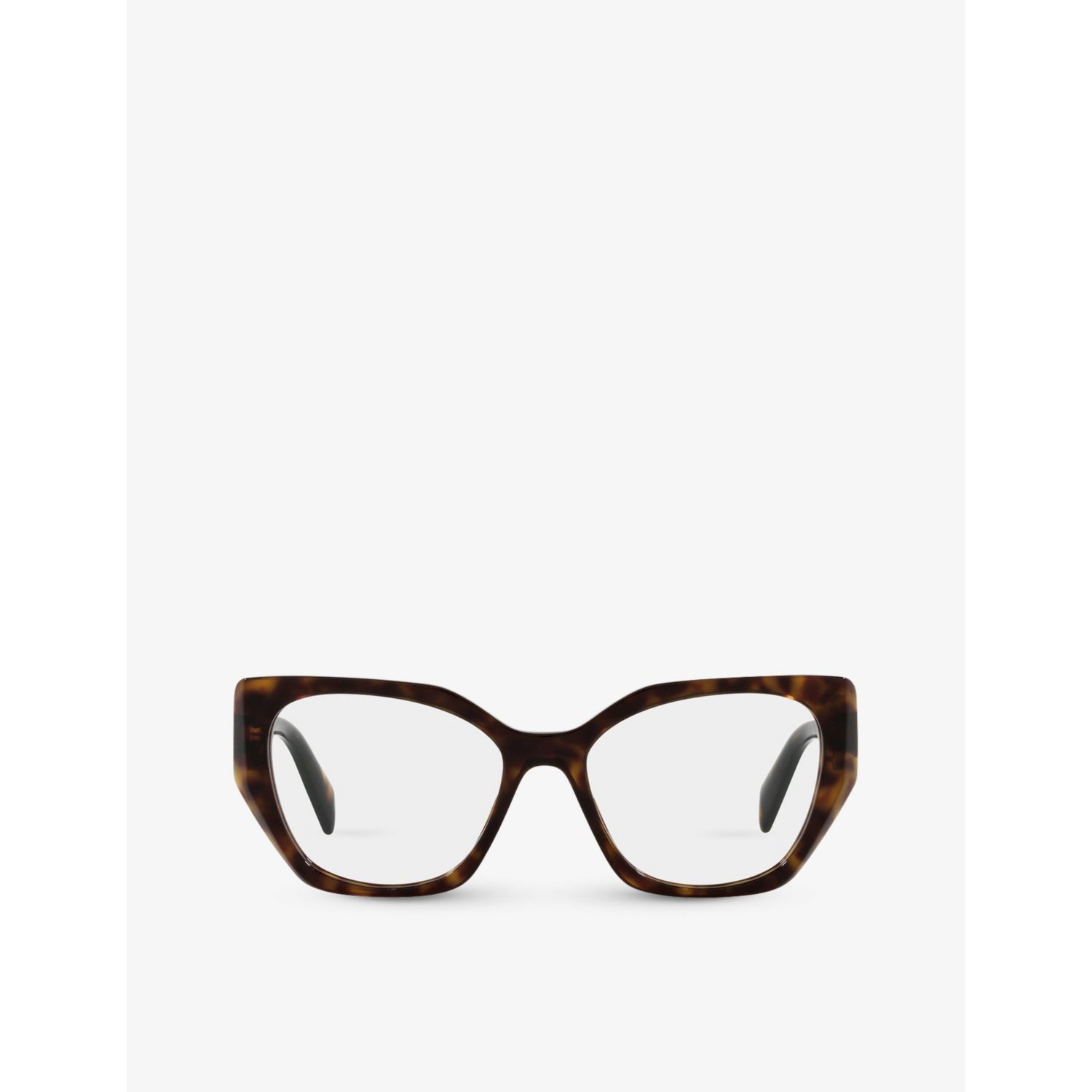 Prada acetate square glasses tortoiseshell print (British brand)