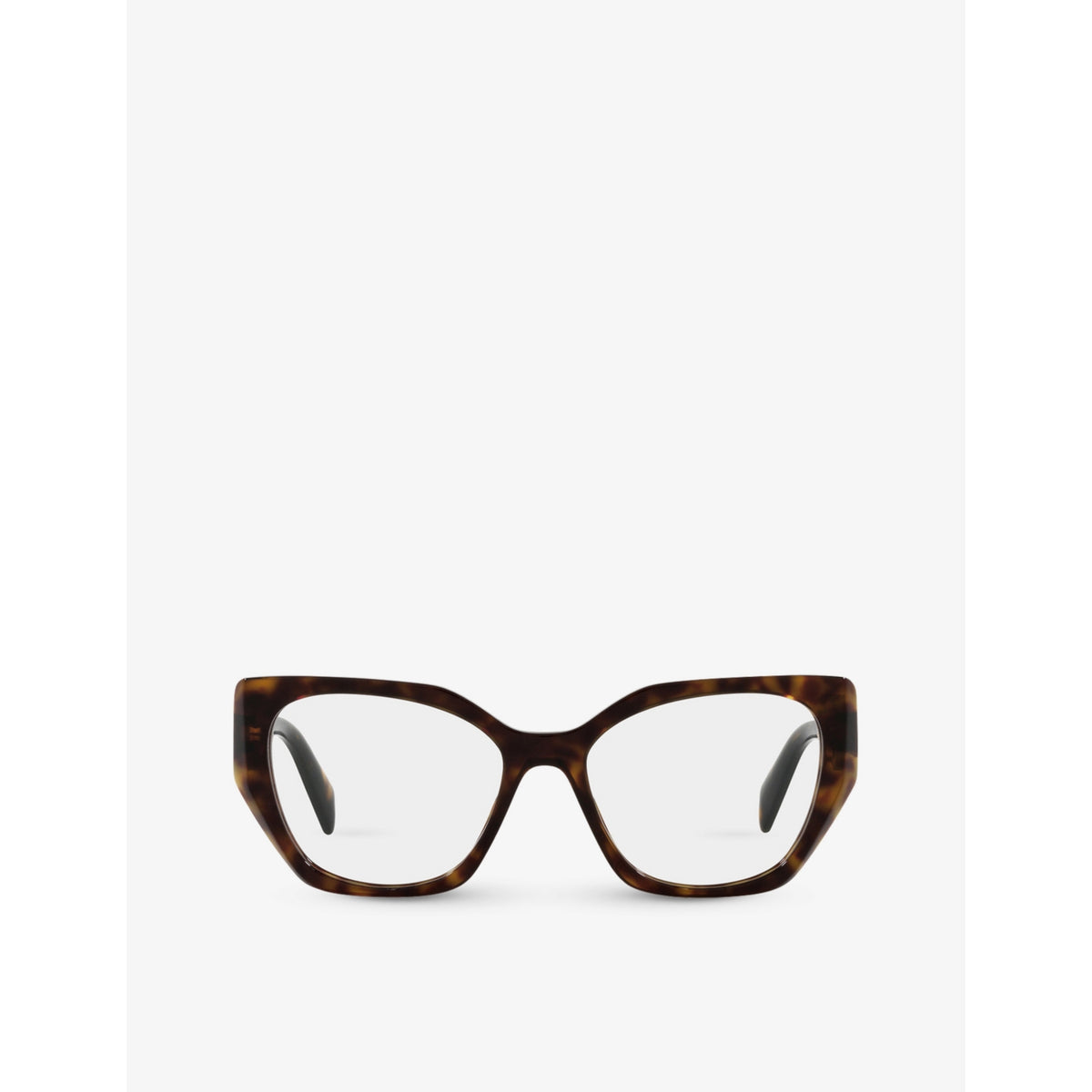 Prada acetate square glasses tortoiseshell print (British brand)