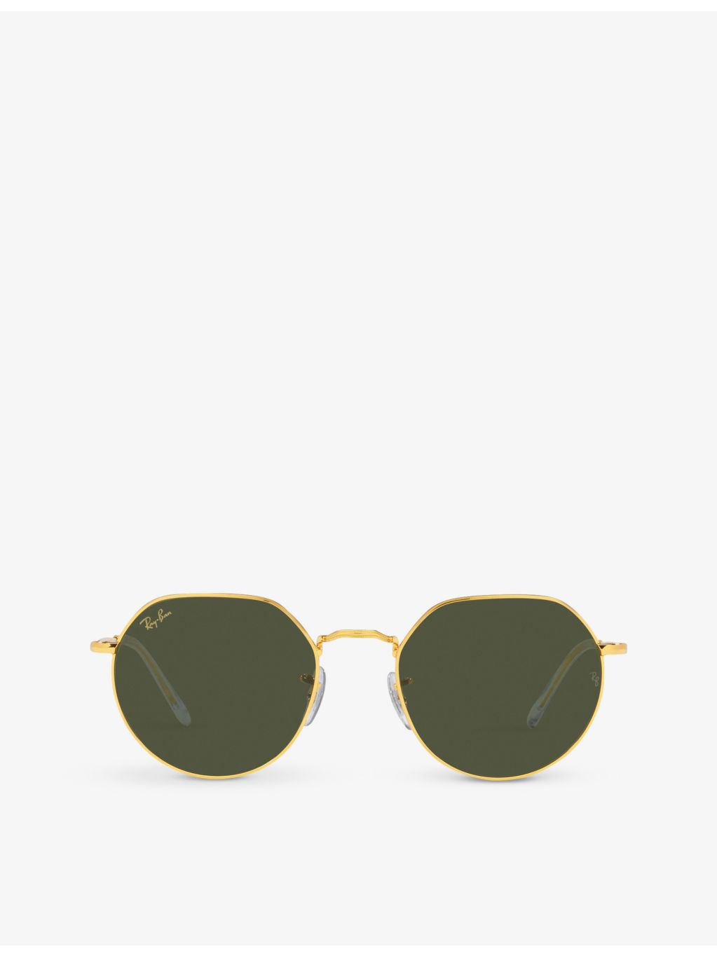 Ray-Ban RB3565 Jack gold-tone hexagonal sunglasses (British brand)