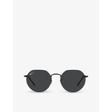 Ray-Ban RB3565 Jack metal and acetate sunglasses, imported from the UK