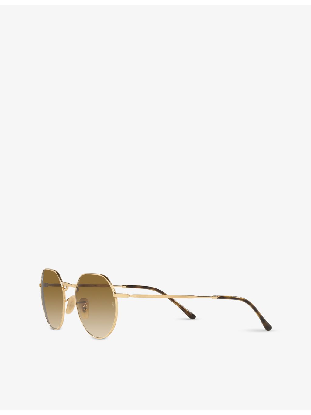 Ray-Ban RB3565 Jack hexagonal-frame sunglasses, imported from the UK