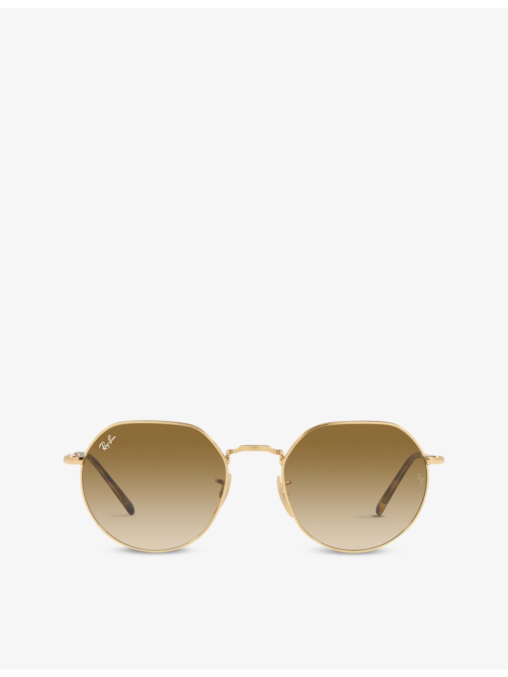 Ray-Ban RB3565 Jack hexagonal-frame sunglasses, imported from the UK