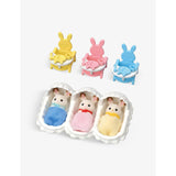 Sylvanian Families Triplets Care play set baby rabbits, UK version