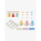 Sylvanian Families Triplets Care play set baby rabbits, UK version