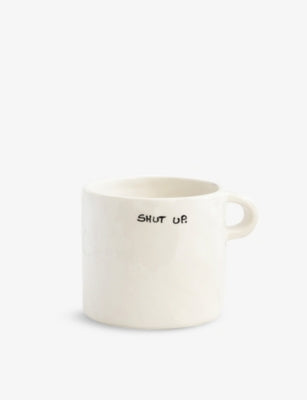 anna+nina ceramic Shut Up mug 9cm (British brand)