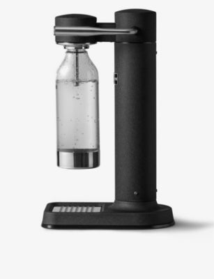 Aarke Carbonator 3 sparkling water maker, black stainless steel, 1L (British brand)