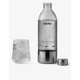 Aarke reusable 650ml bottle with steel lid, imported from the UK