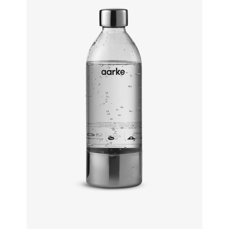 Aarke reusable 650ml bottle with steel lid, imported from the UK