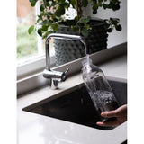 Aarke reusable 650ml bottle with steel lid, imported from the UK