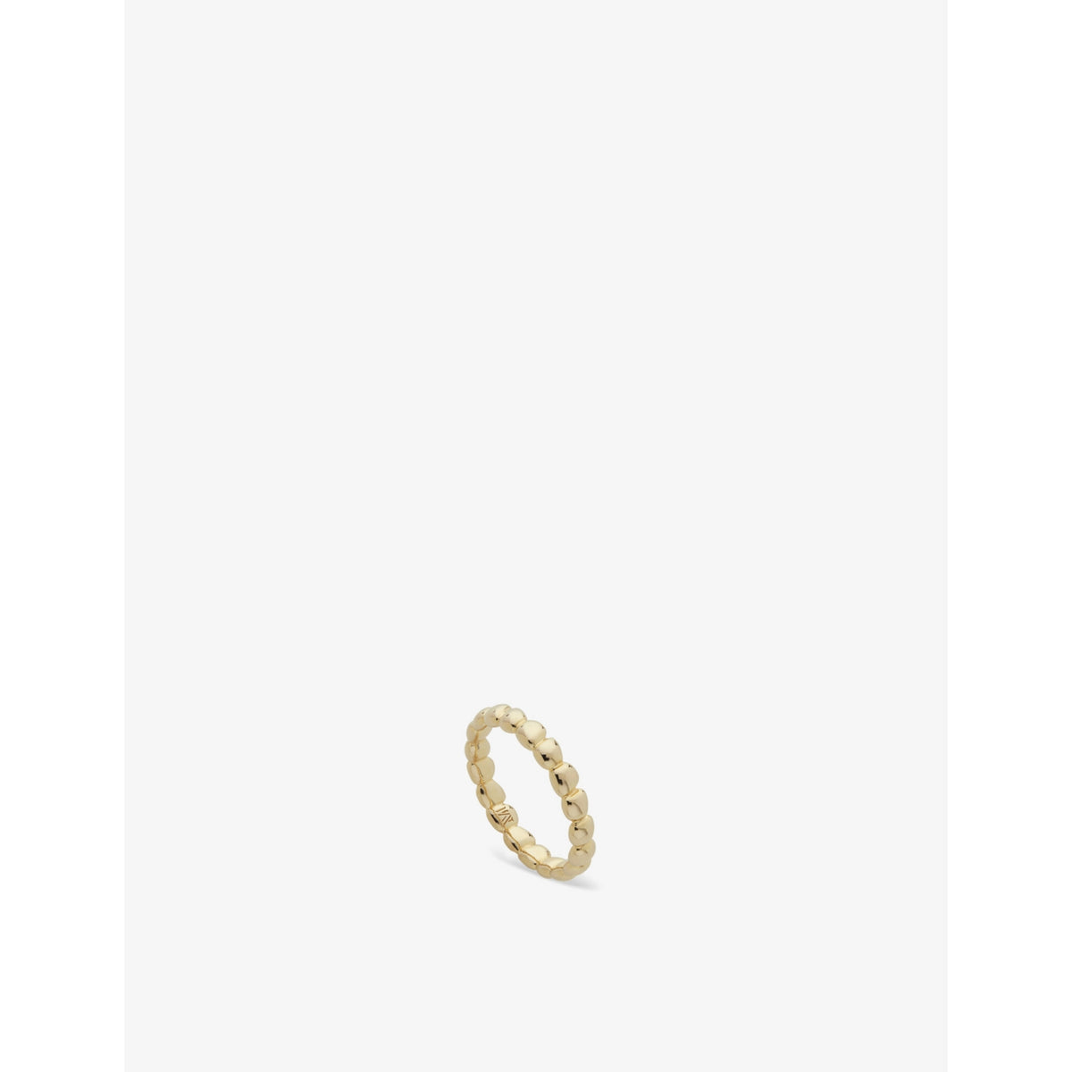 Nura Teardrop 18ct yellow gold-plated vermeil sterling-silver eternity ring - K