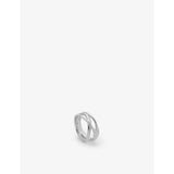 Monica Vinader Nura cross over sterling silver ring, UK version