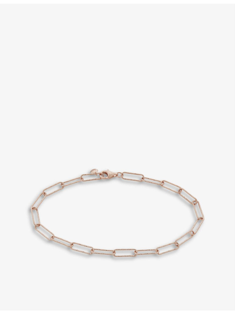 Monica Vinader Alta rose gold vermeil bracelet 20cm, UK version
