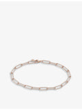 Monica Vinader Alta rose gold vermeil bracelet 20cm, UK version