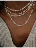 Monica Vinader Alta textured sterling silver necklace, imported from the UK