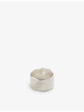 Monica Vinader Siren Muse bold sterling silver ring, imported from the UK