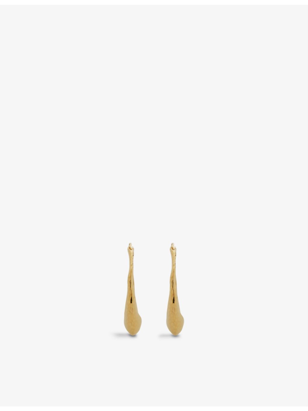Monica Vinader Deia 18ct gold-plated vermeil silver hoop earrings, UK version