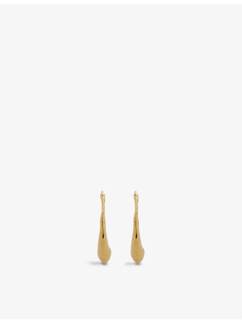 Monica Vinader Deia 18ct gold-plated vermeil silver hoop earrings, UK version