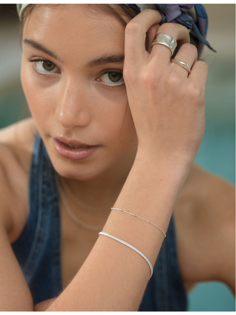Monica Vinader heirloom sterling silver bracelet - British product