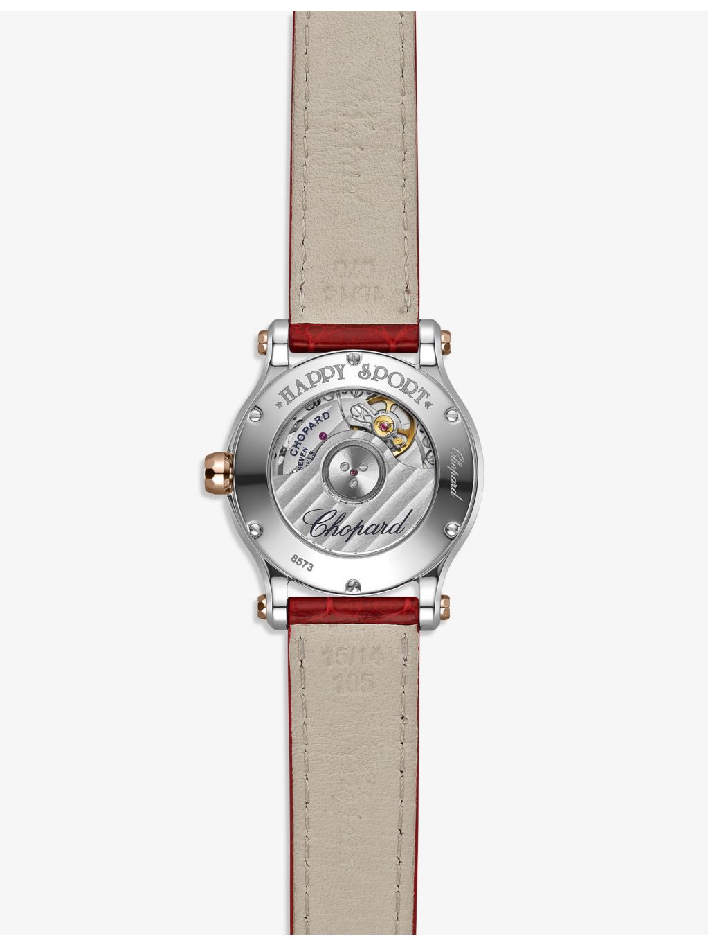 Chopard rose-gold diamond automatic watch 30mm, UK version